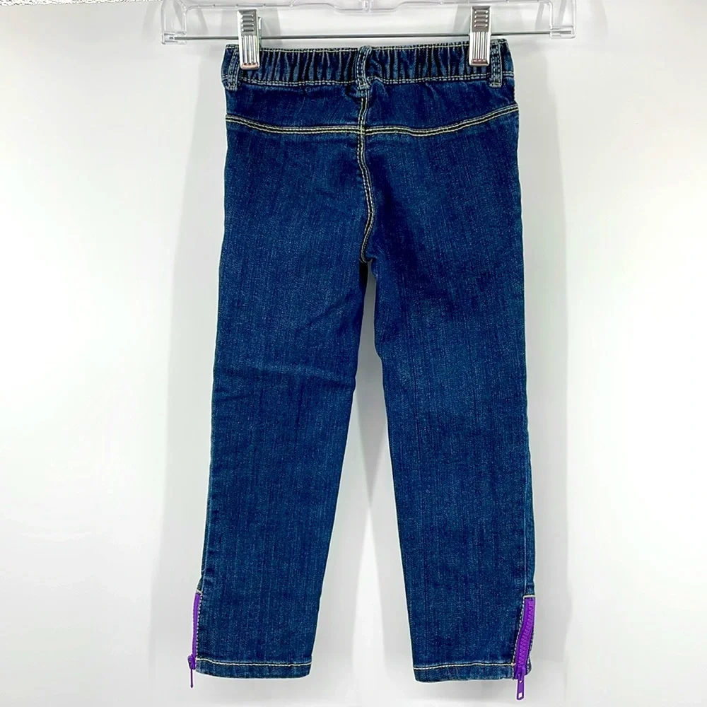 Gymboree “Eeek!” Mouse & “Meow” Cat Embroidery  Jeans Size 4T